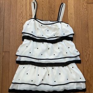 Marc Jacobs Polka Dot Chain Ruffle Dress size 4